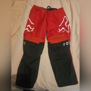Fox Kids Red and Black Riding Pants